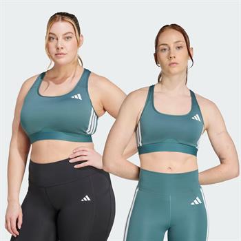 adidas Powerreact Train Medium Support 3 Stripes Kadın Büstiyer