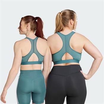 adidas Powerreact Train Medium Support 3 Stripes Kadın Büstiyer