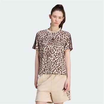adidas Seasonal Essentials Leopar Kadın Tişört