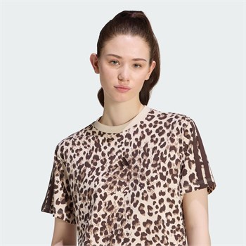 adidas Seasonal Essentials Leopar Kadın Tişört