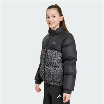 adidas Synthetic Down Allover Print Çocuk Mont