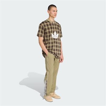 adidas Tartan All Over Print Loose Erkek Tişört