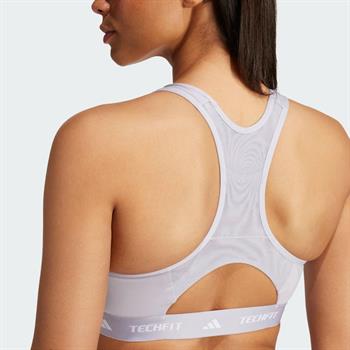 adidas Techfit Medium-Support High-Neck Bra Kadın Büstiyer