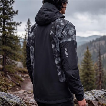 adidas Terrex Xperior 2.5 Layer Hybrid Primeknit Spray Dye Climaproof Erkek Rüzgarlık