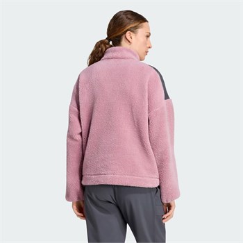 adidas Terrex Xploric Climawarm High Pile Snap Kadın Sweatshirt