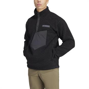 adidas Terrex Xploric High Pile Fleece Pullover Erkek Sweatshirt