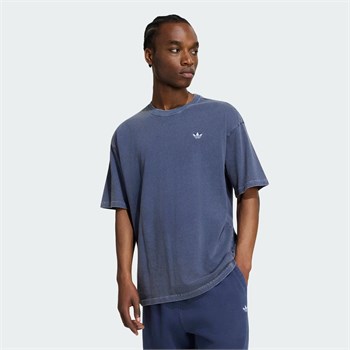 adidas Trefoil Essentials Washed Loose Dropped Shoulder Erkek Tişört