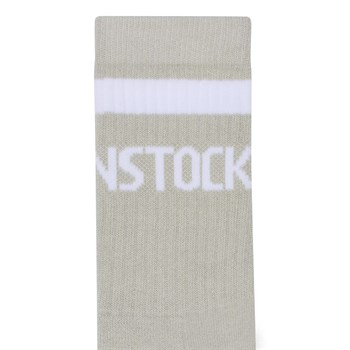 Birkenstock Cotton Crew Stripe Kadın Çorap