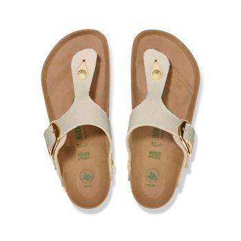 Birkenstock Gizeh Big Buckle Tex Rough Canvas Vegan Kadın Terlik