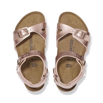 Birkenstock Rio BF Electric Metallic Çocuk Sandalet
