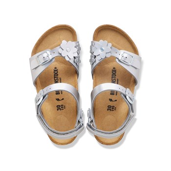 Birkenstock Rio Kids Flowers BF Electric Metallic AS Çocuk Sandalet
