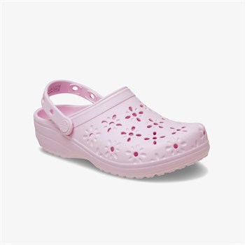 Crocs Classic Floral Cut Out Kadın Terlik