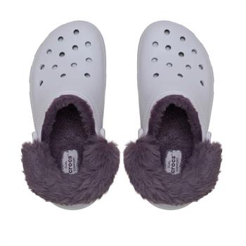 Crocs Classic Platform Fuzz Lined Kadın Terlik
