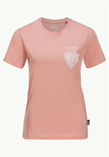Jack Wolfskin Discover Heart Kadın Tişört