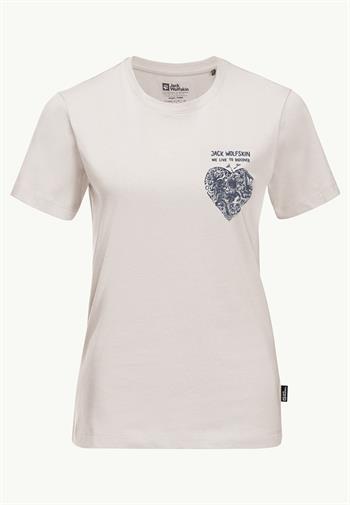 Jack Wolfskin Discover Heart Kadın Tişört