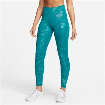 Nike One Mid-Rise Printed Kadın Tayt