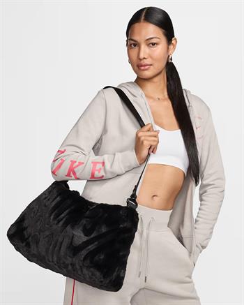 Nike Sportswear Faux Fur Tote Omuz Çantası