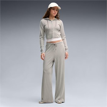 Puma Essentials Ribbed Zip-Up Kadın Sweatshirt