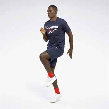 Reebok Identity Stacked Erkek Tişört