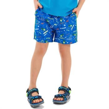 Skechers Allover Print Çocuk Şort Mayo