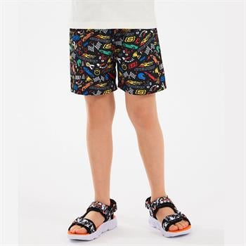 Skechers Allover Print Çocuk Şort Mayo