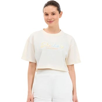 Skechers Crop Graphic Kadın Tişört