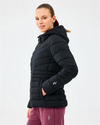 Skechers Fitted Hoodie Puffer Kadın Mont