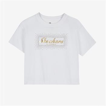 Skechers Graphic Tee Shiny Logo Kadın Tişört