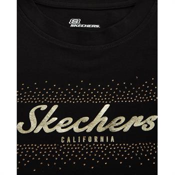 Skechers Graphic Tee Shiny Logo Kadın Tişört
