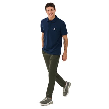 Skechers Logo Printed Polo Erkek Tişört