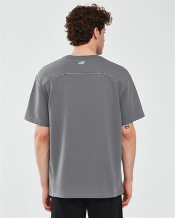 Skechers M Graphic Tee Reflect Logo Oversize Erkek Tişört