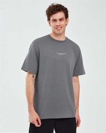 Skechers M Graphic Tee Reflect Logo Oversize Erkek Tişört
