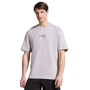 Skechers M Graphic Tee Reflect Logo Oversize Erkek Tişört