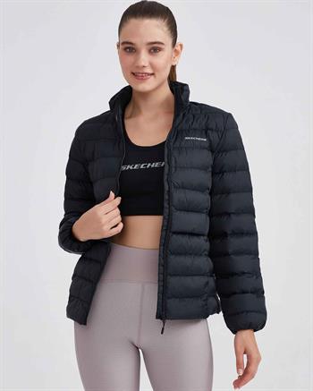 Skechers Outerwear Pop Up Detailed Padded Kadın Mont