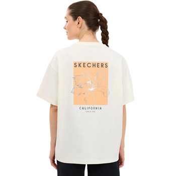 Skechers Oversize Fit Graphic Kadın Tişört