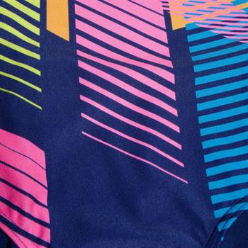 Speedo Girls Digital Allover Splashback Çocuk Yüzücü Mayosu