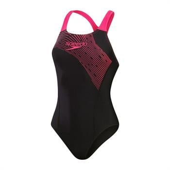 Speedo Medley Logo Kadın Yüzücü Mayosu