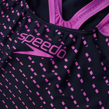 Speedo Medley Logo Kadın Yüzücü Mayosu