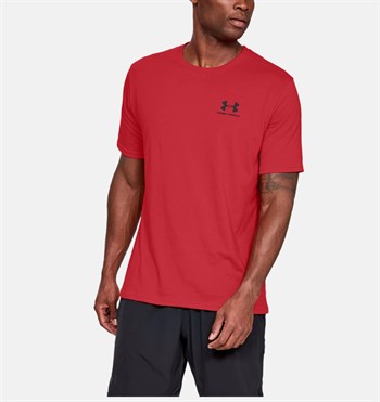 Under Armour Sportstyle Left Chest SS Erkek Tişört