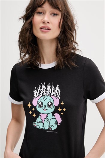 Vans Puppy W Ringer Kadın Tişört