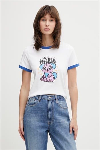 Vans Puppy W Ringer Kadın Tişört