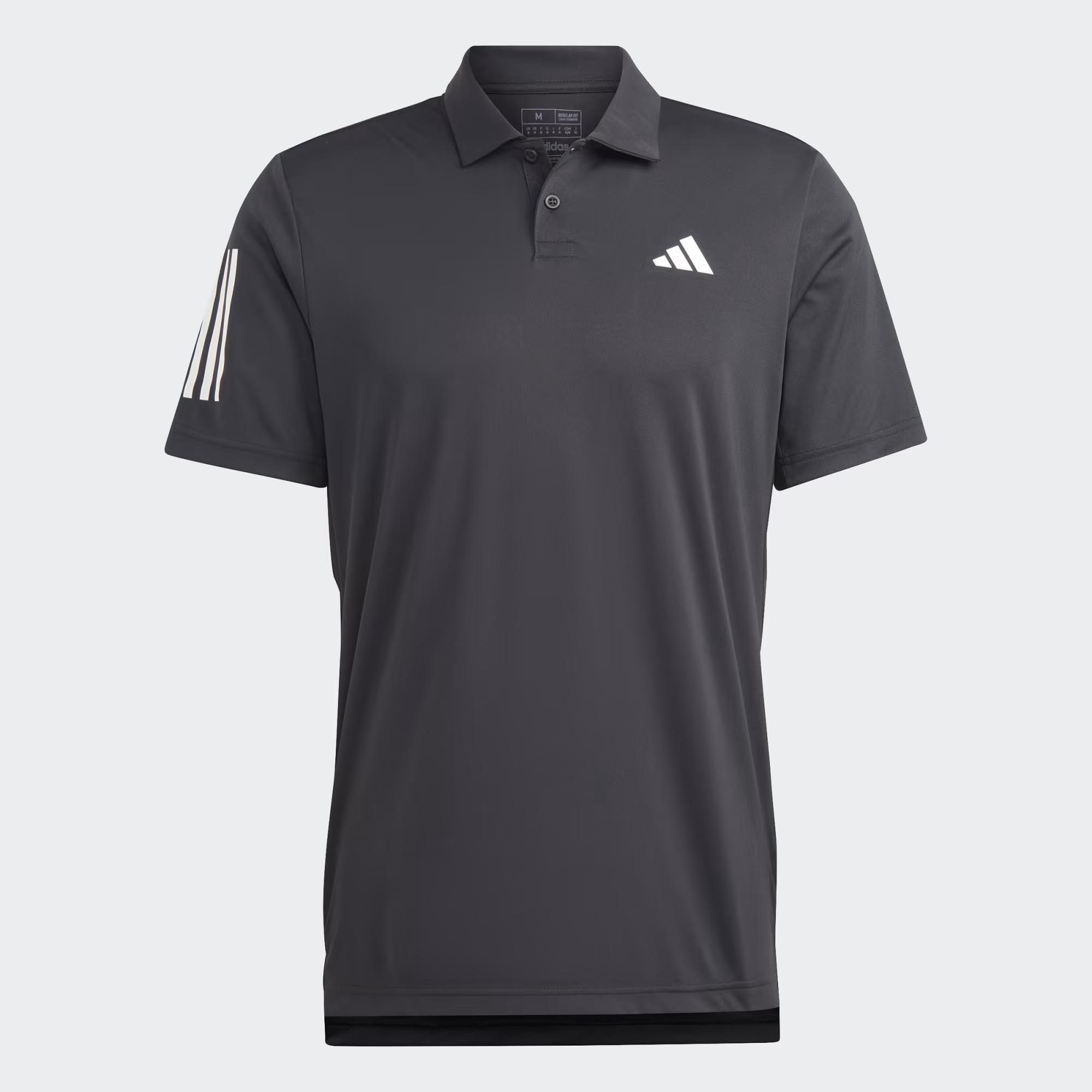 adidas Club 3 Stripes Tennis Polo Erkek Ti ort