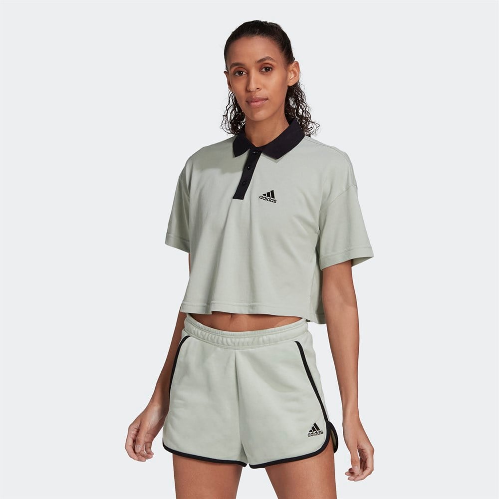 Cropped polo deals