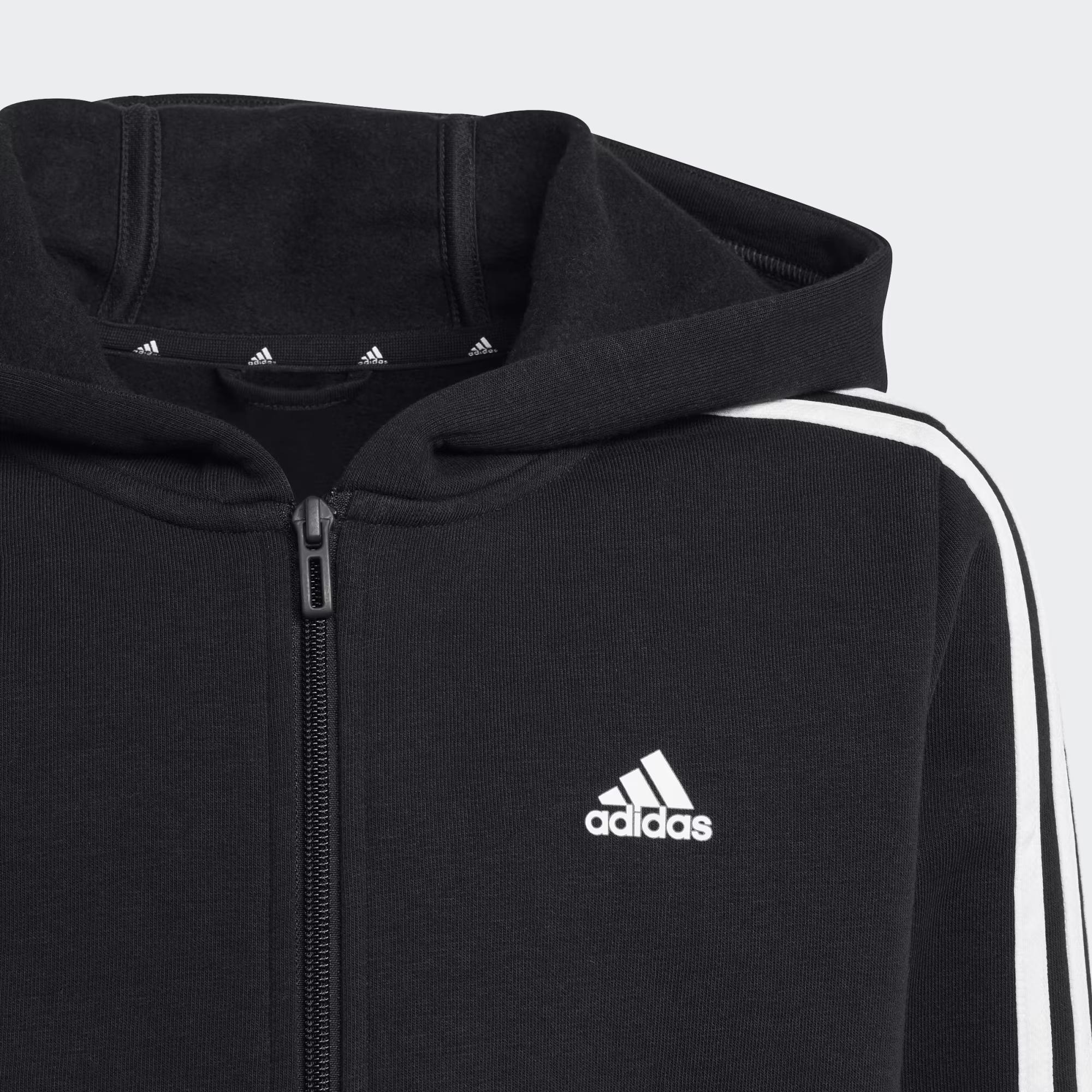 adidas Essentials 3 Stripes Fleece Full Zip Çocuk Sweatshirt HR6331