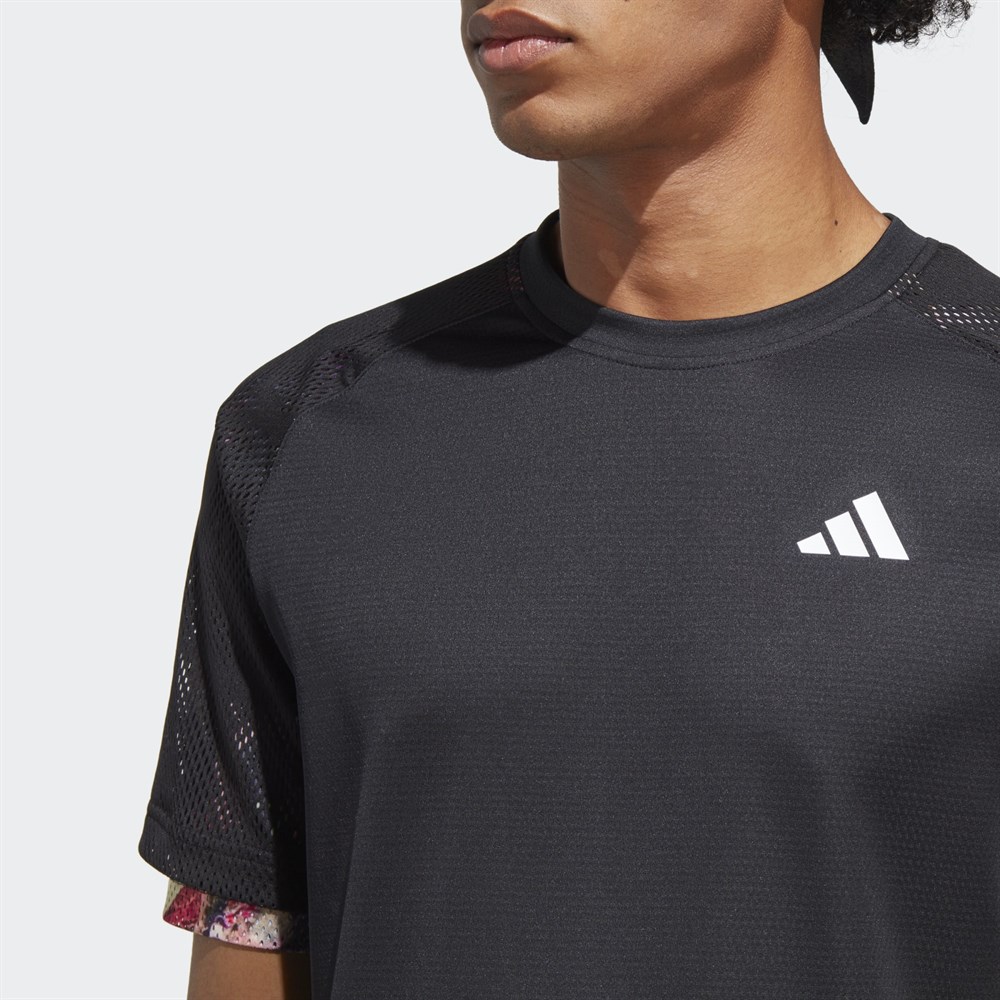 adidas Melbourne Tennis Heat.Rdy Raglan Erkek Ti ort