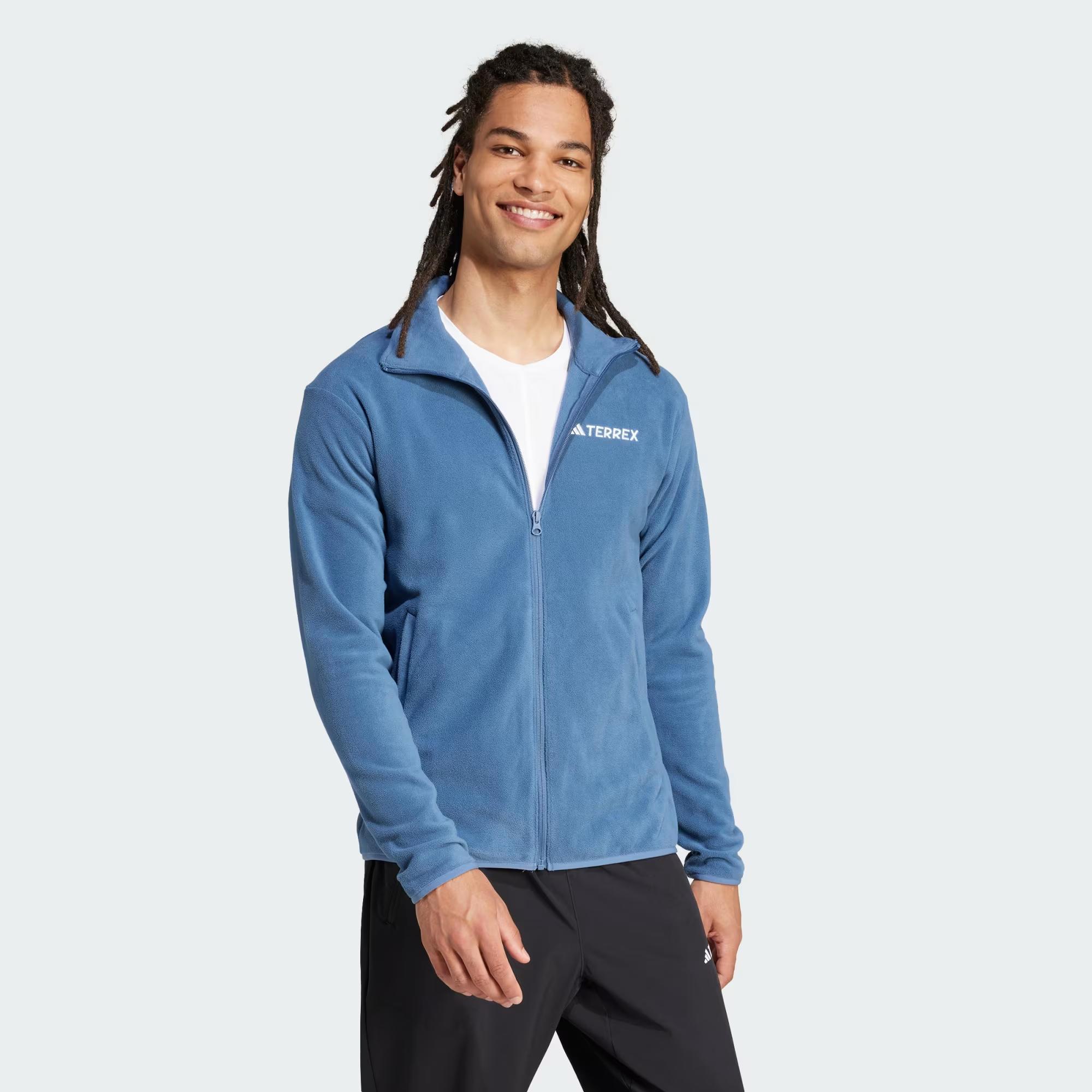 adidas Multi Essentials Full-Zip Fleece Erkek Sweatshirt JP0798