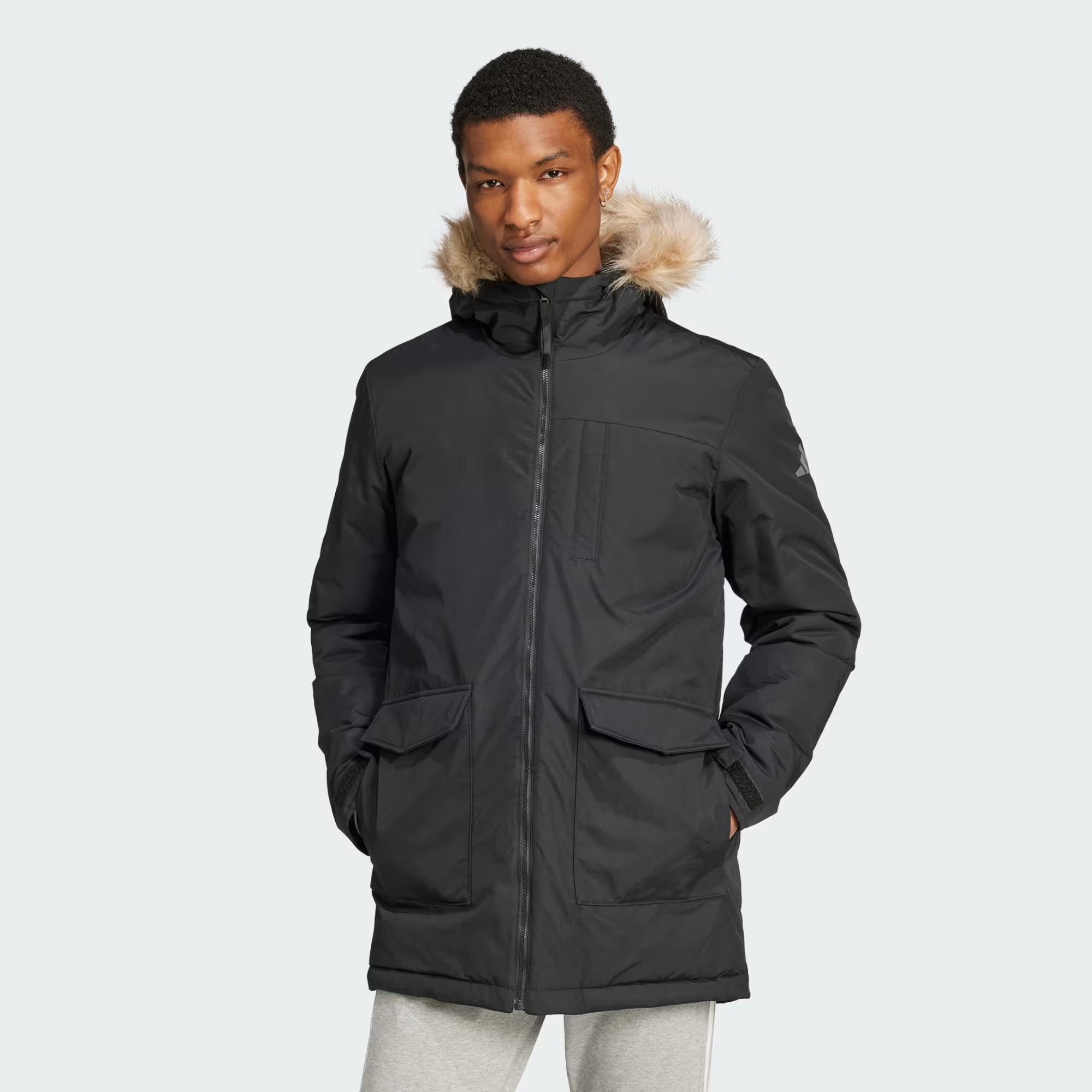 adidas Paveric Fur Parka Erkek Mont IX8888 | Dalkılıç Spor
