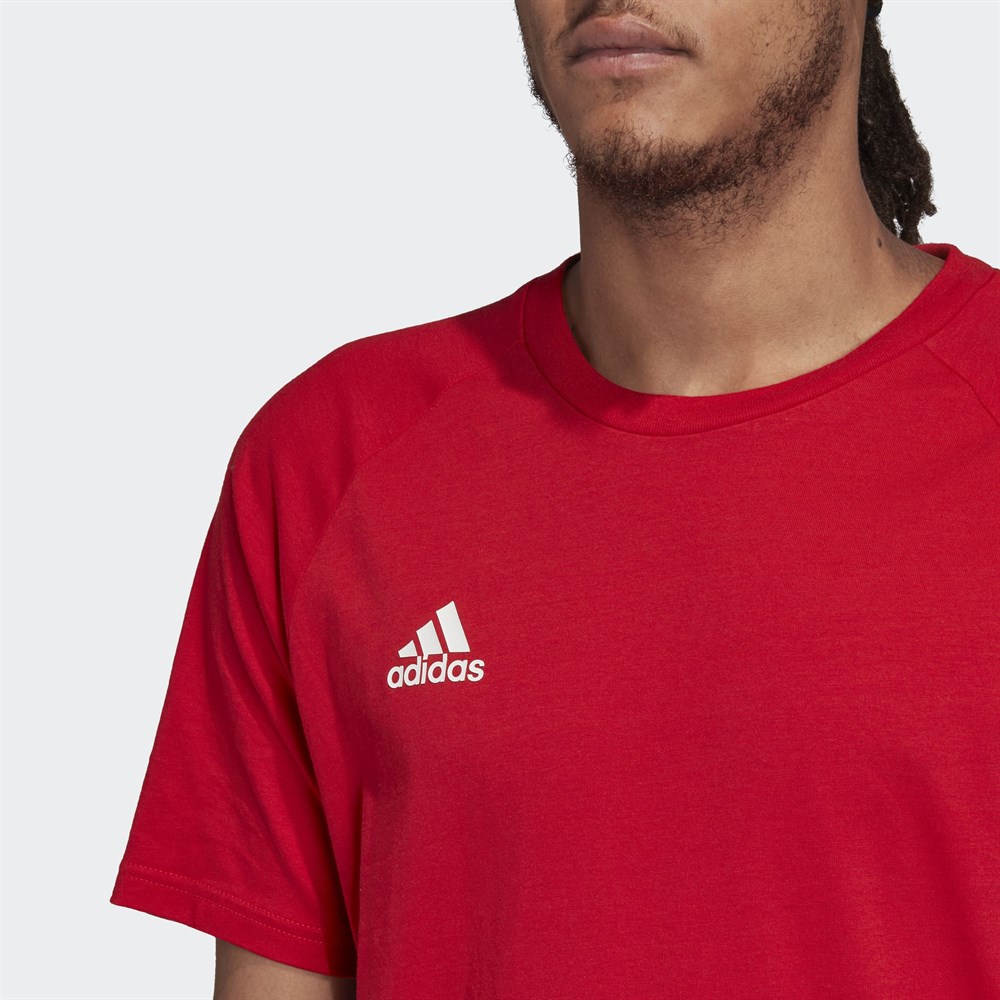 adidas tan tape tee