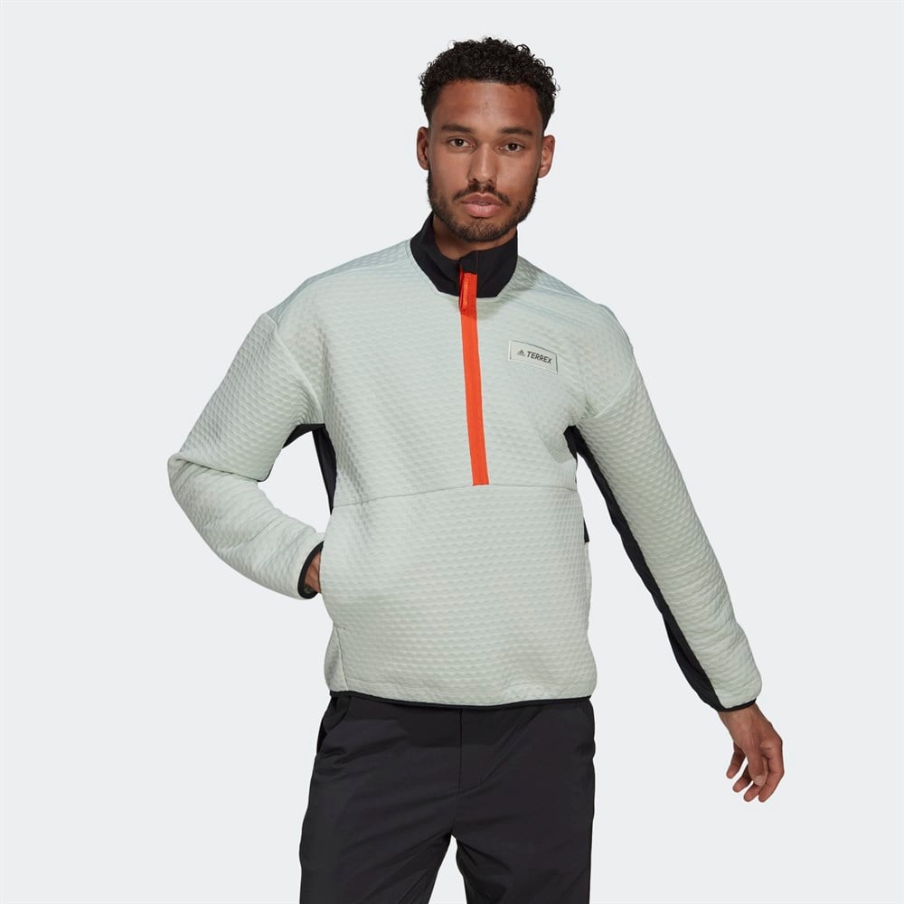 adidas Terrex Hike Half-Zip Polar Erkek Sweatshirt HH9251