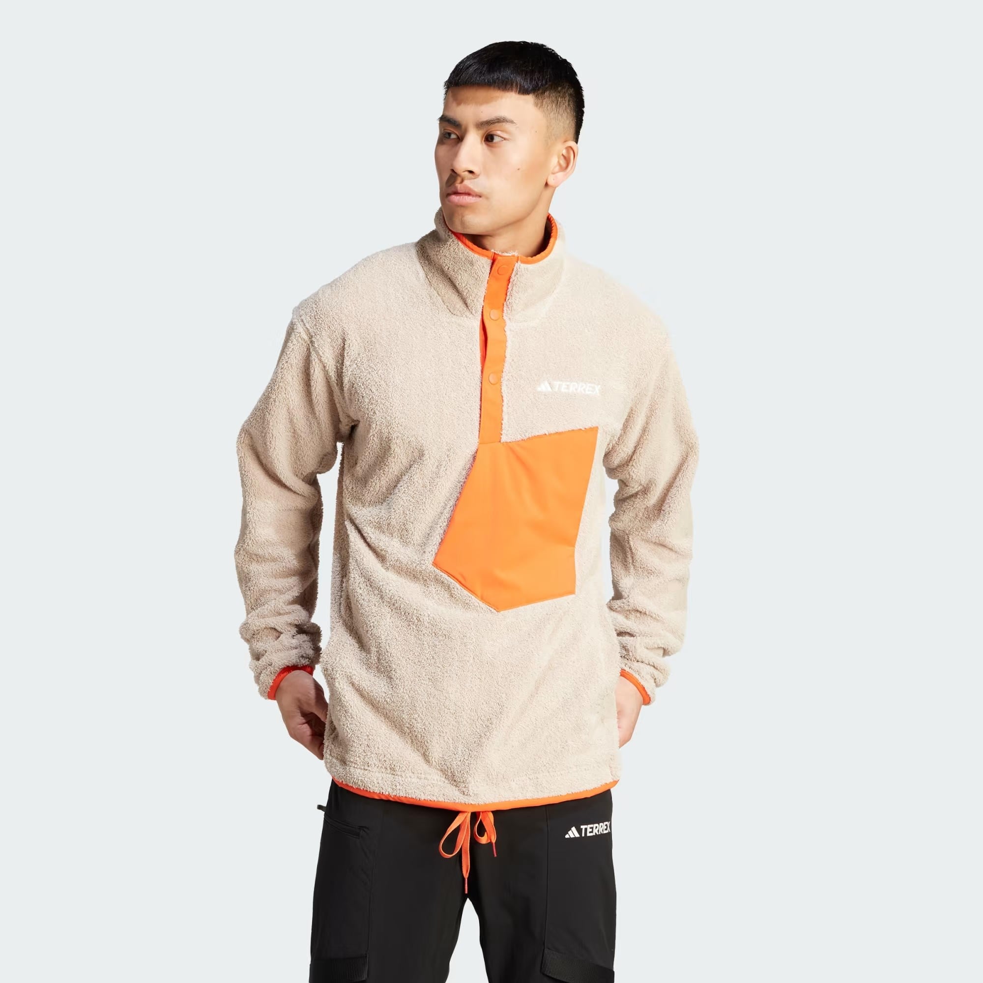 ベリアル adidas Terrex Xploric High Pile Fleece Erkek Sweatshirt IN3107